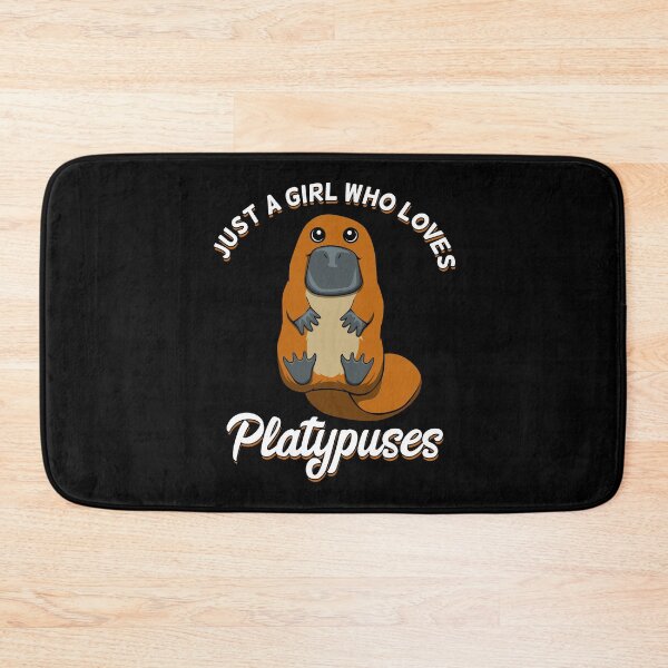 Item preview, Just a girl who loves Platypuses Cute Duckbill designed and sold by MGO-Design.