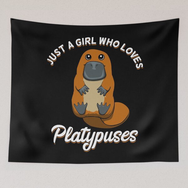 Item preview, Just a girl who loves Platypuses Cute Duckbill designed and sold by MGO-Design.