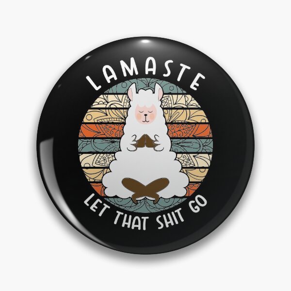 Item preview, Lamaste Llama Alpaca Yoga - Funny Meditation designed and sold by Lenny Stahl.