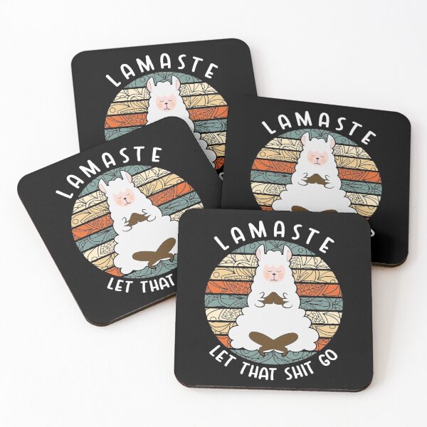 Item preview, Lamaste Llama Alpaca Yoga - Funny Meditation designed and sold by Lenny Stahl.