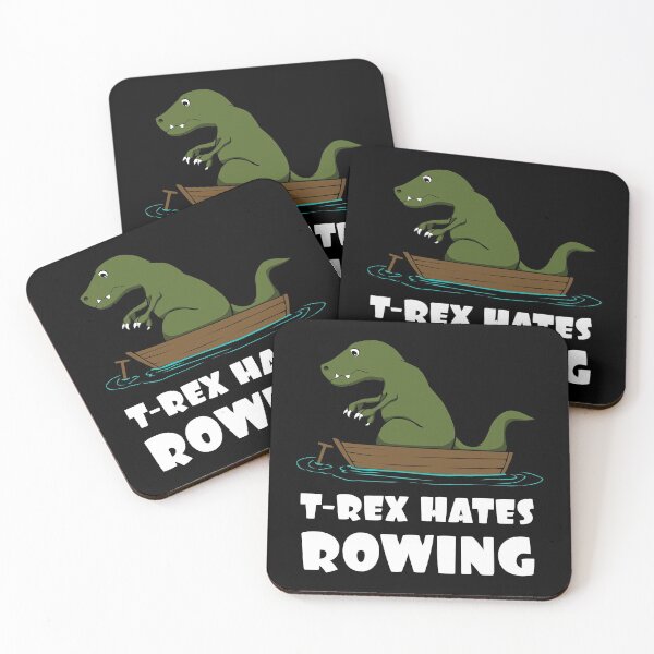 Item preview, Funny Dinosaur TRex Hates Rowing T-Rex Joke designed and sold by MGO-Design.