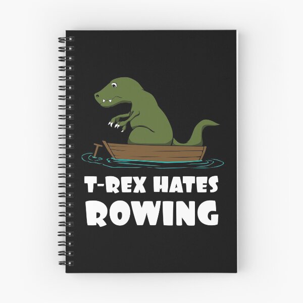 Item preview, Funny Dinosaur TRex Hates Rowing T-Rex Joke designed and sold by MGO-Design.