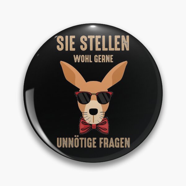 Artikelvorschau, Känguru Spruch Sie stellen gerne unnötige Fragen Lustiges entworfen und verkauft von Lenny Stahl.