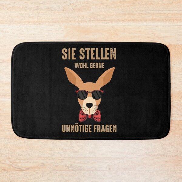 Item preview, Kangaroo saying you like to ask unnecessary questions funny designed and sold by Lenny Stahl.
