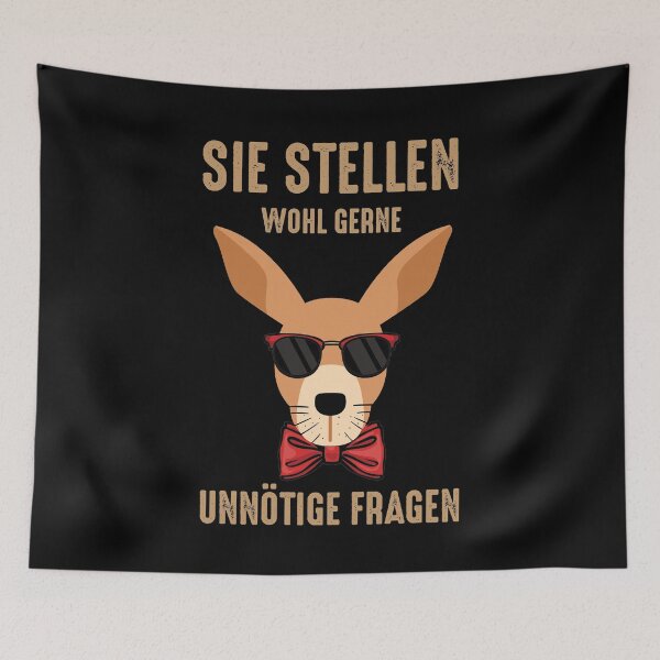 Item preview, Kangaroo saying you like to ask unnecessary questions funny designed and sold by Lenny Stahl.