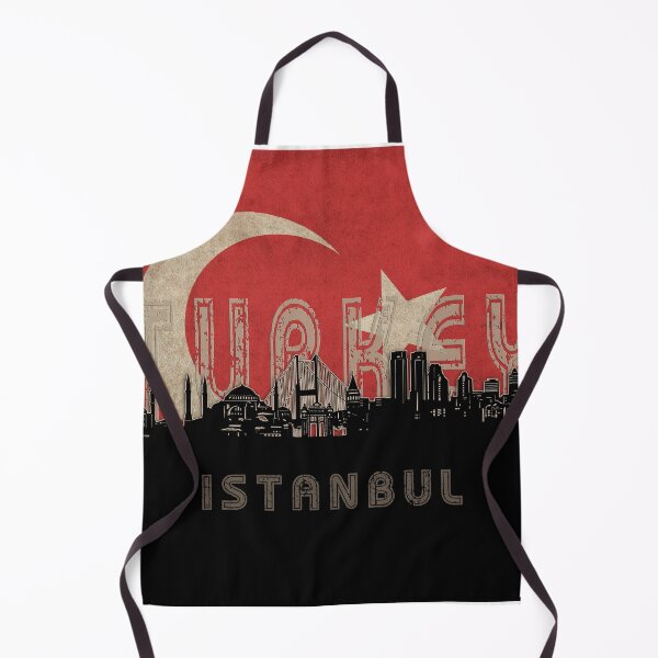 Item preview, istanbul skyline flag designed and sold by BekimART2.