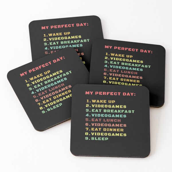 Item preview, My Perfect Day Videogames Lover Gamer Addict designed and sold by Trankix.
