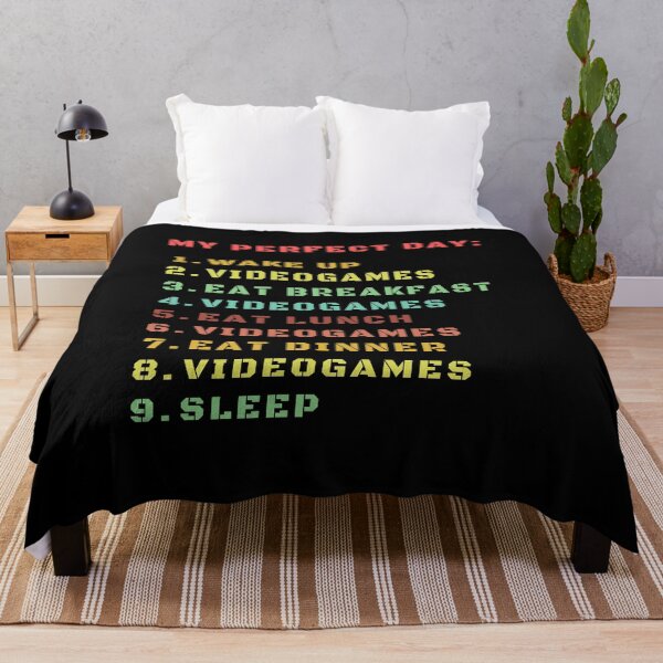 Item preview, My Perfect Day Videogames Lover Gamer Addict designed and sold by Trankix.