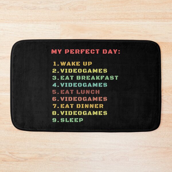 Item preview, My Perfect Day Videogames Lover Gamer Addict designed and sold by Trankix.