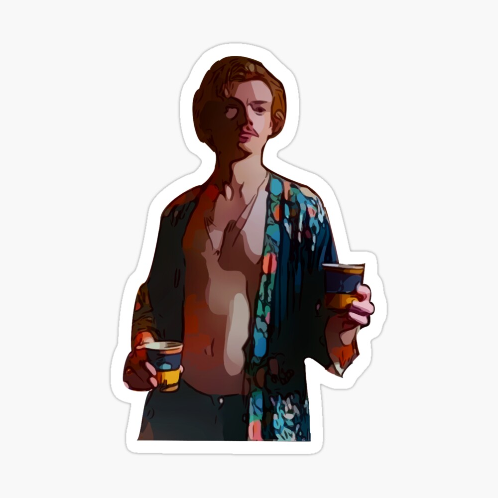 Benny Watts - The Queen's Gambit Sticker for Sale by ancesp