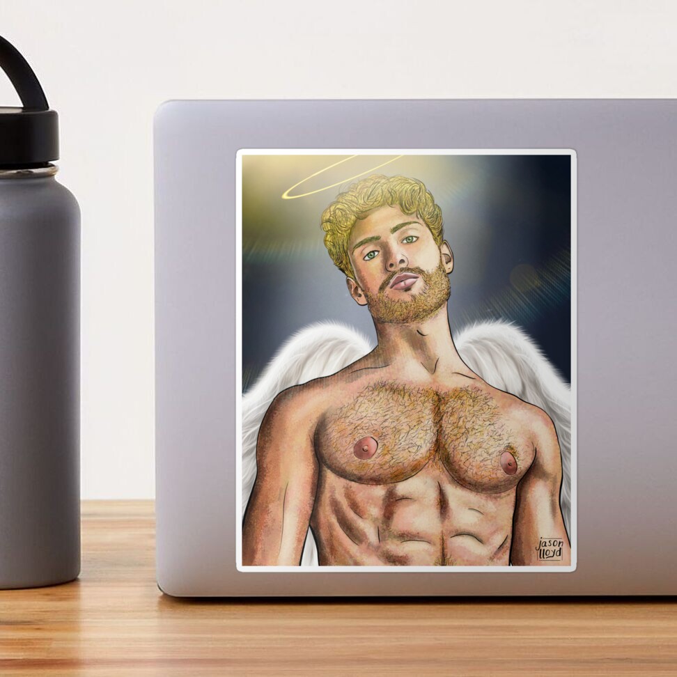 Beefy Men Water Bottle by Jason Lloyd