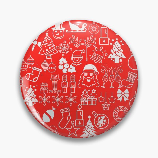 Item preview, Fun Christmas doodle Red White collection by Studio M & Co designed and sold by Studio M & Co..