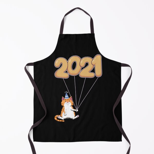 Item preview, Happy New Year 2021 Cat Kitten New Year Eve designed and sold by MGO-Design.