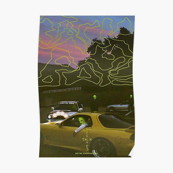 Prise de cactus Poster