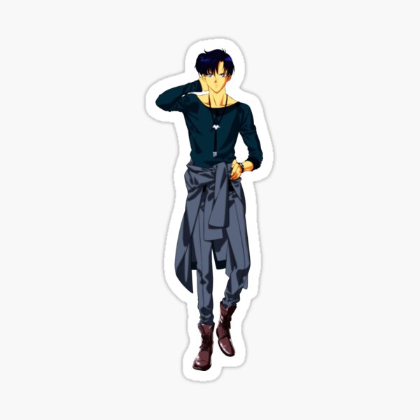 Tuxedo Mask Mamoru Chiba Full Body (Casualwear) Sticker
