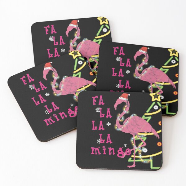 Item preview, Fa La La Flamingo Christmas designed and sold by Creativenetic.