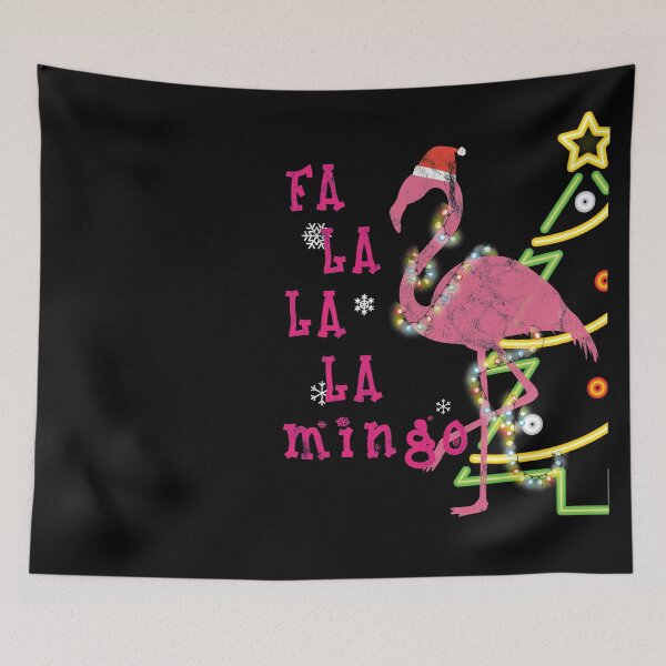 Item preview, Fa La La Flamingo Christmas designed and sold by Creativenetic.