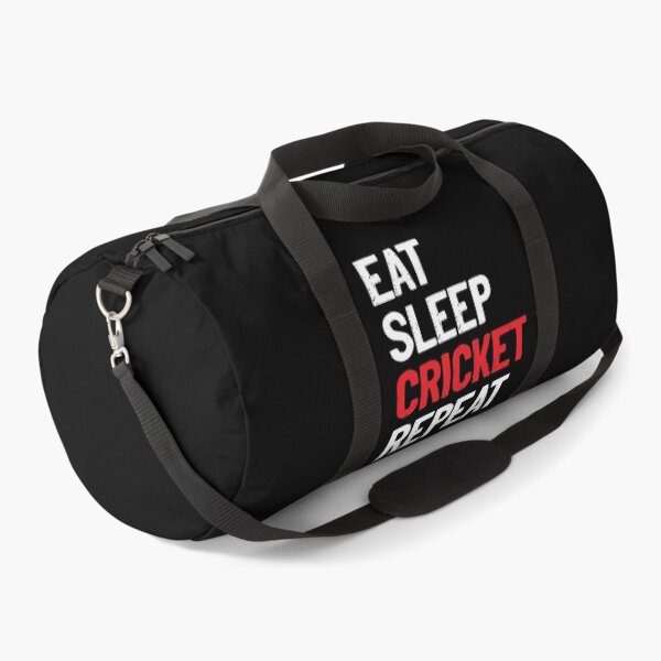 Item preview, Eat Sleep Cricket Repeat Sports Fan designed and sold by Sour Soul.