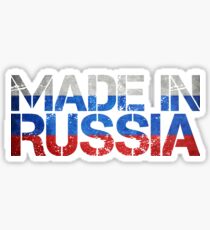 Russia Russian Flag Sticker