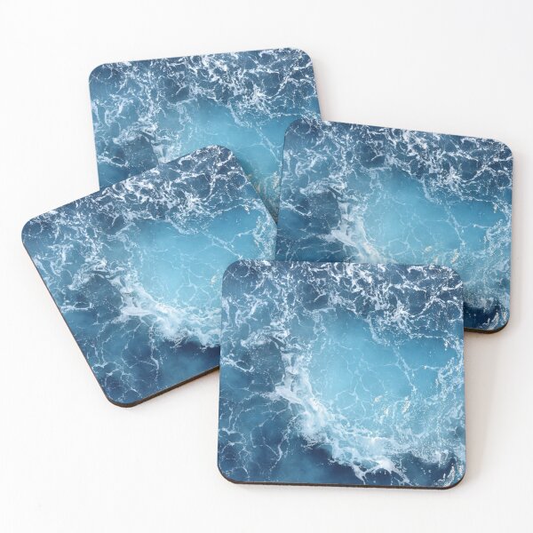 Item preview, Blue waves from the ocean to the sun designed and sold by acrazyshaman.