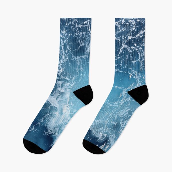 Item preview, Blue waves from the ocean to the sun designed and sold by acrazyshaman.
