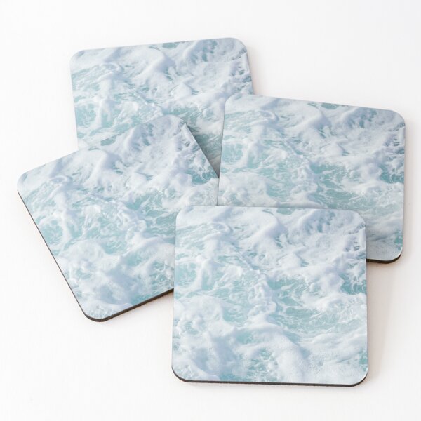 Item preview, White ocean waves designed and sold by DarkArtStudio.