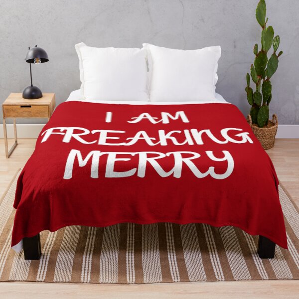Item preview, I Am Freaking Merry designed and sold by Gmaish.