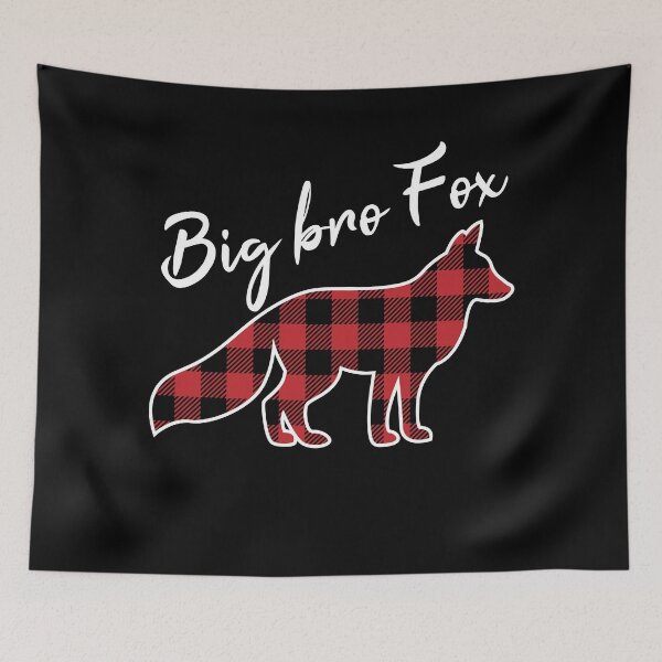 Item preview, CHRISTMAS FOX FAMILY MATCHING, FOX BIG BROTHER, RED AND BLACK PLAID, BUFFALO PLAID, CHRISTMAS PAJAMA BIG BROTHER designed and sold by TheFirstOne.