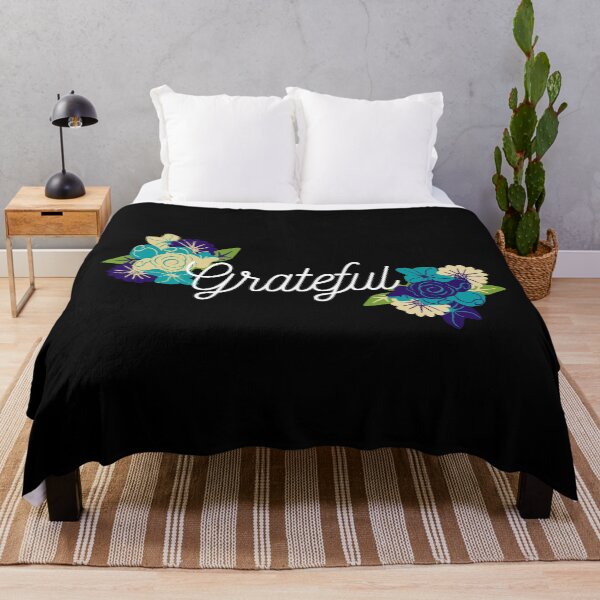 Item preview, being grateful and bouquet of flowers design designed and sold by kmario.