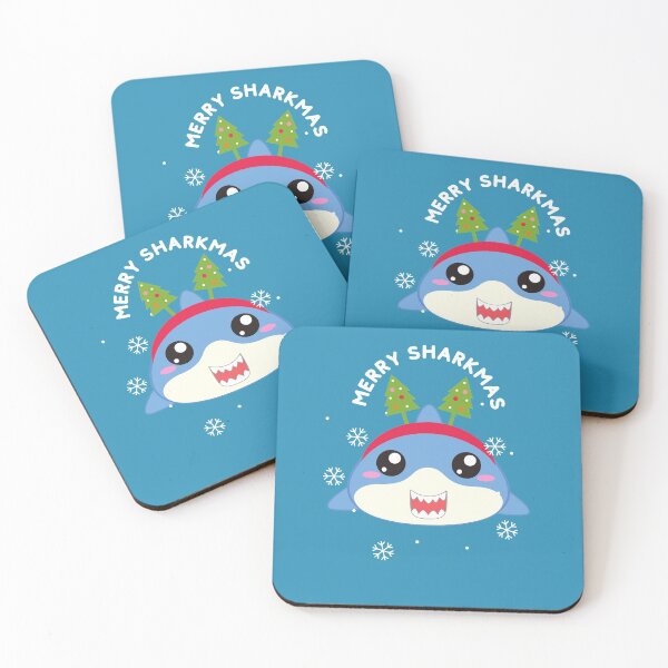 Item preview, Merry Sharkmas Santa Tree Gift Sharks Lover Ugly Christmas designed and sold by trendo.