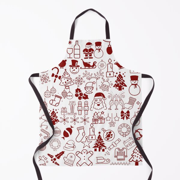 Item preview, Fun Christmas doodle White Red collection by Studio M & Co designed and sold by Studio M & Co..