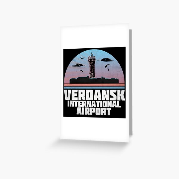 Verdansk International Airport Greeting Card
