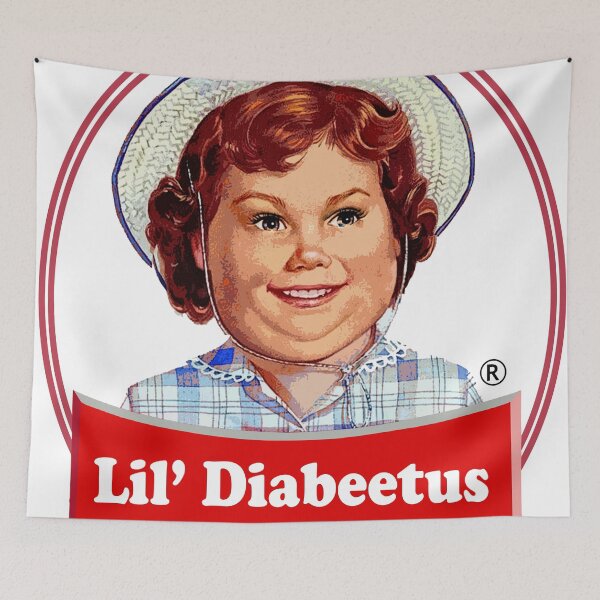 Item preview, Lil Diabeetus (Parody) designed and sold by bcide.