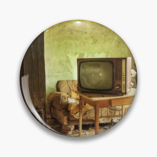Item preview, Old tv in a room of an old abandoned house designed and sold by Mario Cehulic.