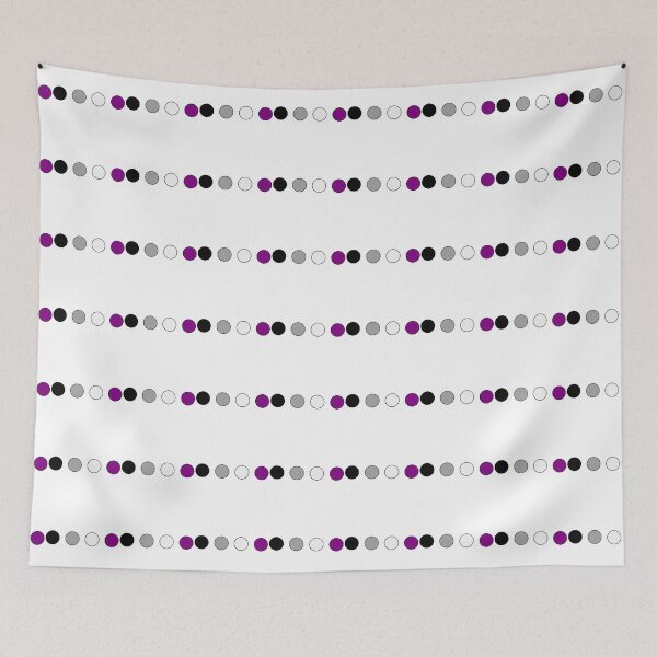 Item preview, Asexual Flag Dots designed and sold by magicae.
