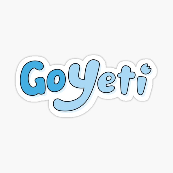 Yeti Set Go logo sticker — Yeti Set Go