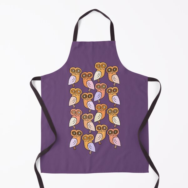Item preview, Colorful and Cute Owl Pattern (purple) designed and sold by Davey's Designs.