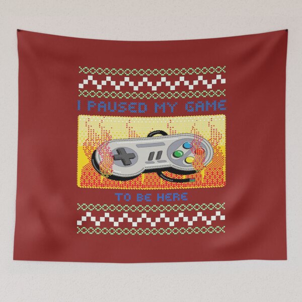 Item preview, Christmas I Paused My Game designed and sold by CrimsonKnights.