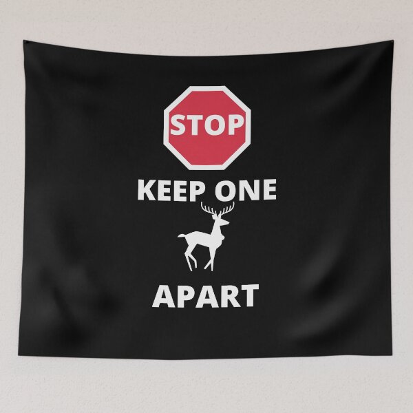 Item preview, Keep one reindeer apart designed and sold by Roxdesigns.