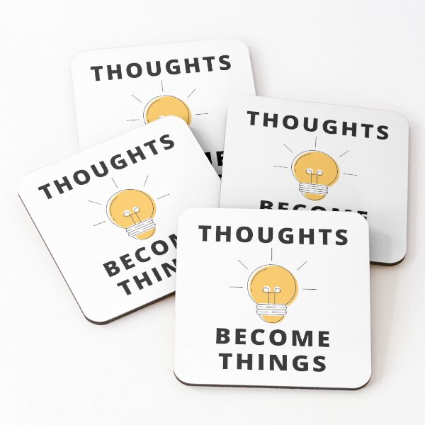 Item preview, Thoughts Become Things | Law of Attraction designed and sold by RonVivero.