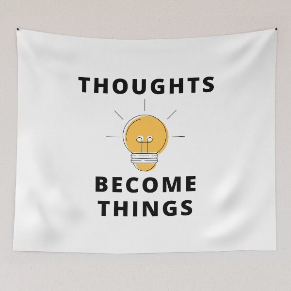 Item preview, Thoughts Become Things | Law of Attraction designed and sold by RonVivero.