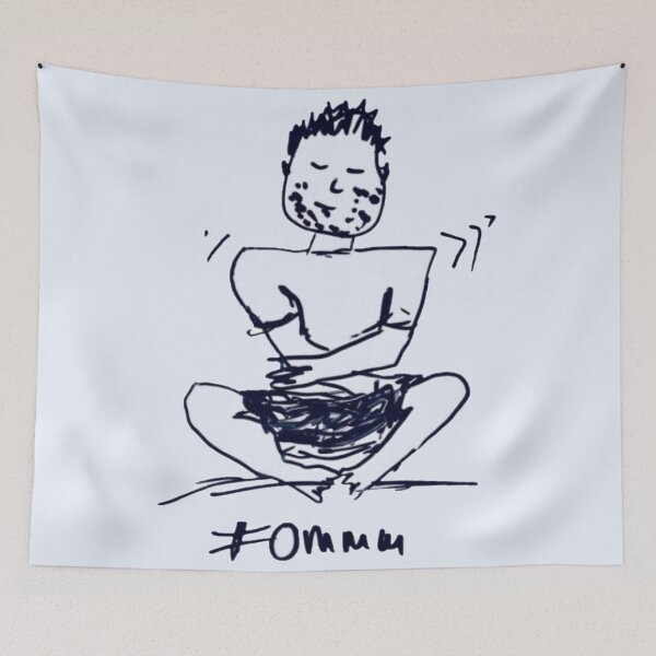 Item preview, The meditation sketch designed and sold by The Iconic Minimalist.