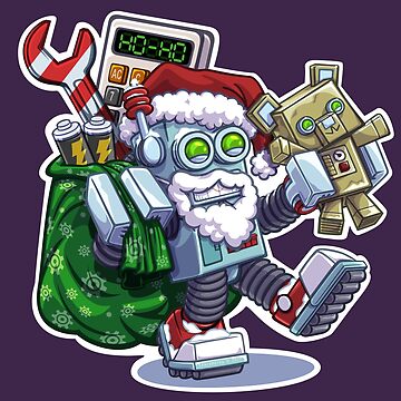 Artwork thumbnail, HolidayBot 9000, Robot by CraigWoida