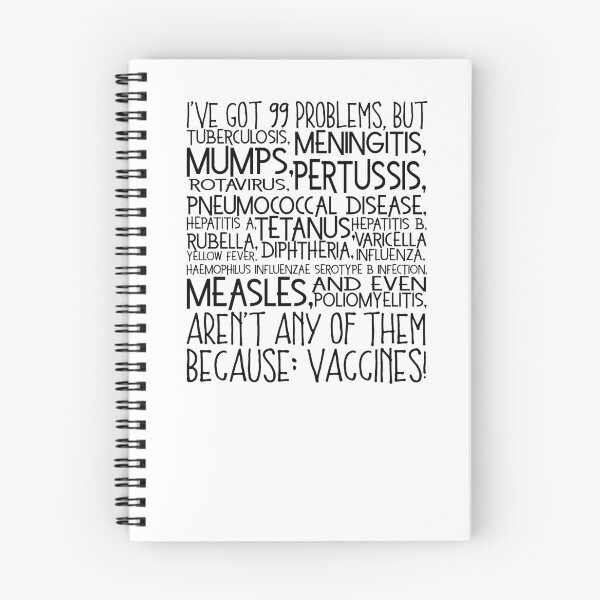 Item preview, I got 99 problems (and vaccines prevented a lot more) black print designed and sold by Lupe-and-Pono.
