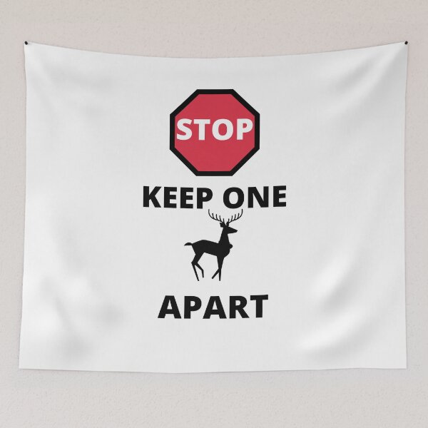 Item preview, Keep one reindeer apart designed and sold by Roxdesigns.