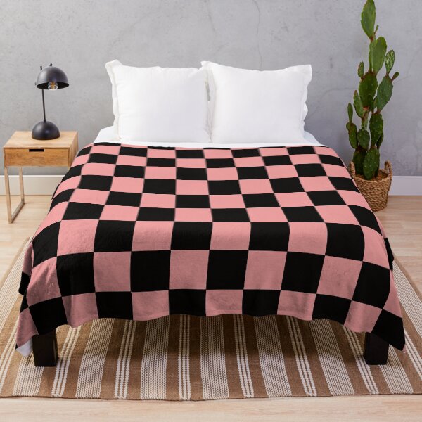 Item preview, black and rese check checked pattern designed and sold by virilamissa.