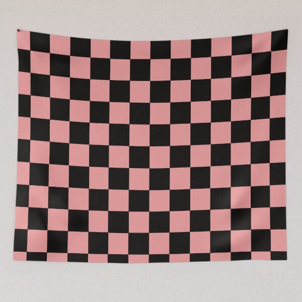 Item preview, black and rese check checked pattern designed and sold by virilamissa.
