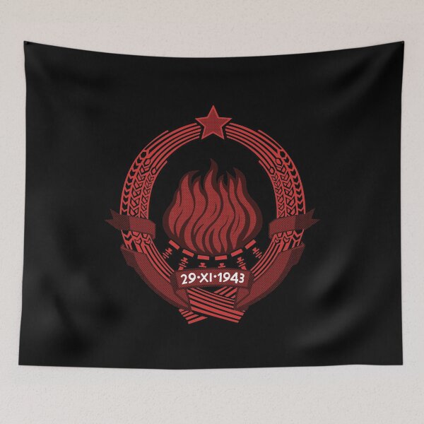 Item preview, Jugoslavija grb crveni [Red Yugoslavia] designed and sold by TinThor.
