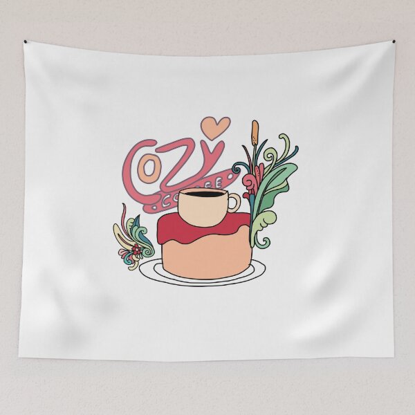 Item preview, Coffee cup and floral designed and sold by C2Hvectorist.