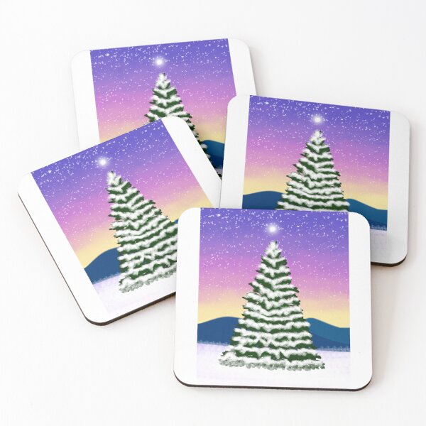 Item preview, Snowy Tree Winter Scene Art designed and sold by sabrinasheridan.